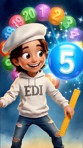 Number Song 1 to 20 🙌 The Singing Walrus- Edi te enseña los números en Inglés