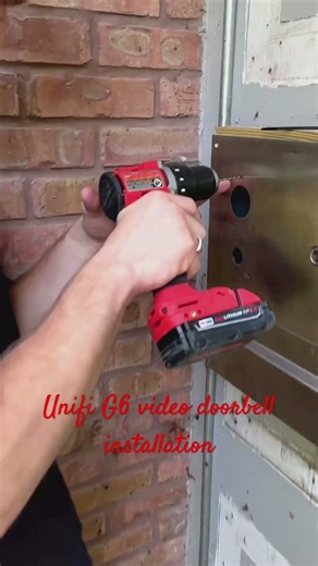 Unifi G6 doorbell installation | #ExclusiveEuroDesign | ubiquity Unifi Protect Video Security