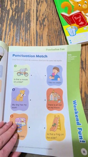 Evan Moor Skill Sharpeners Grammar & Punctuation Grade 1 | Inside Look