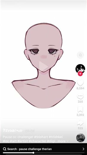 oc art challenge that i found somewhere #digitalart #ibispaintx #scribble