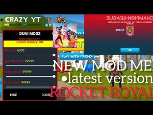 ROCKET 🚀 ROYALE NEW HACK 😮 SECRET MOD MENU 🤫 LETEST VERSION DOWNLOAD NOW 🔴