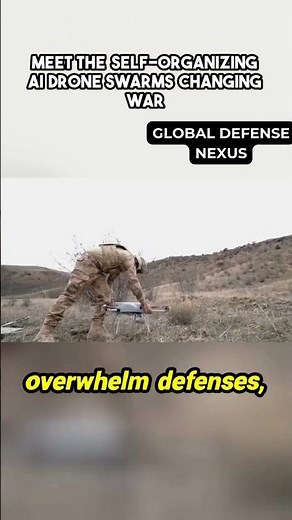 Meet the Self Organizing AI Drone Swarms Changing War