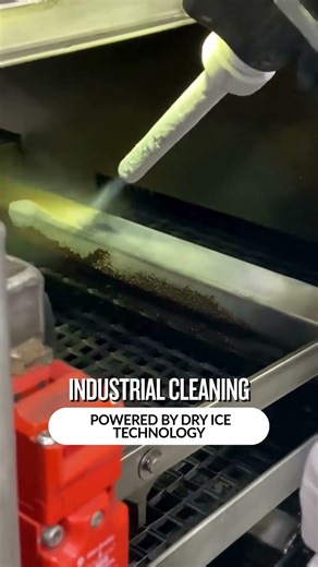 Dry Ice Blasting Industrial Equipment Cleaning