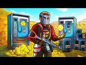 Using SULFUR QUARRY to RAID EVERYONE made us INSANELY RICH - Rust (Movie)