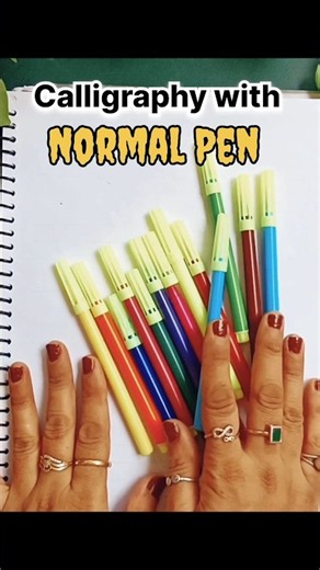Learn Faux Calligraphy ✍️ Capital Letters N–Z | Normal Pen #shorts #calligraphy