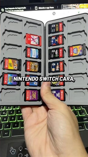 Protect your Nintendo gold! Nintendo Switch game card case #shorts