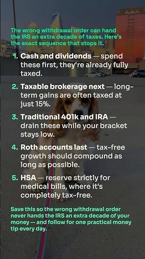 The Exact Order to Withdraw in Retirement (5 Steps to Slash Your Tax Bill)