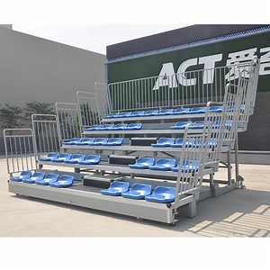 [Hot Item] Space Saving Retractable Gym Seating Bleacher Tribune Seating Solution for Indoor