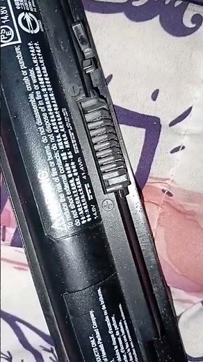 how to reset a laptop battery