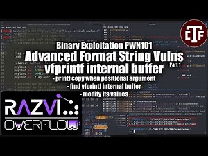 vfprintf internal buffer - Advanced Format String (part 1) - Binary Exploitation PWN101