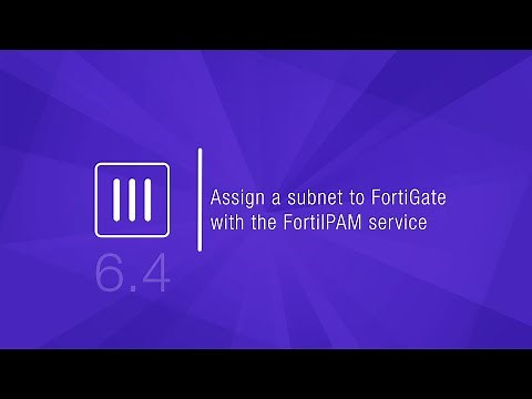 Assign a Subnet to FortiGate with the FortiPAM Service