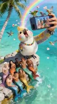 This Song Was So Beautiful… It Woke Something Evil 🌈🌊#Shorts#Mermaid#Fantasy#AIGenerated #birdlovers