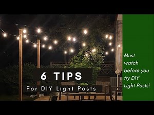 AVOID THESE MISTAKES! - 6 MUST WATCH TIPS for outdoor string lights | Ety