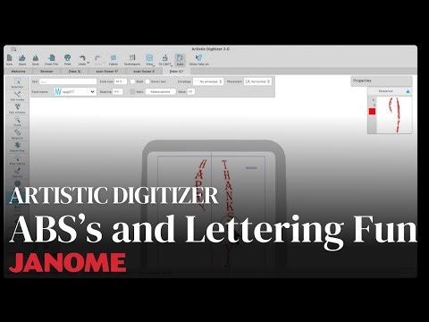 Artistic Digitizer: ABC's and Lettering Fun