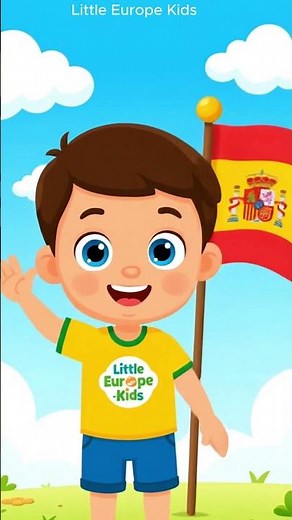 Europe Flags for Kids | Learn France Germany Italy Spain UK | Little Europe Kids #littleeuropekids