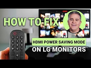 How To Fix HDMI Power Saving Mode On LG Monitor: Quick & Easy Fix!