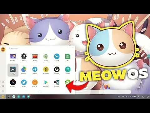 This Android OS is DIFFERENT...Installing MEOW OS on PC!⚡️