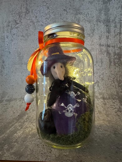 Spooky Halloween Lantern, Light up Mason Jar, Holiday Decor, Halloween Table Centerpiece, Halloween Mason Jar, Halloween Lantern, - Etsy