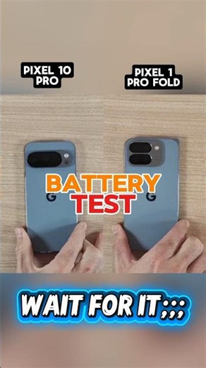 Pixel 10 Pro vs Pixel 1 Pro Fold – Ultimate Battery Test (100%-0%)🔋