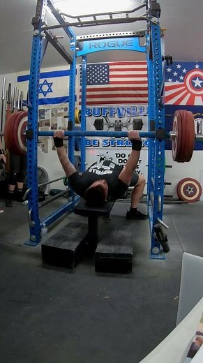 417 lb AXLE BAR BENCH PRESS WORLD RECORD - Old Time Strongman Organization - Bret Newcomb #gym