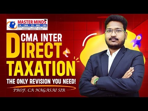 CMA Inter Direct Taxes Marathon | for Dec 25 attempt