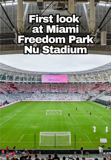 Fans and media got their first look at Miami Freedom Park Nu Stadium, the home of Inter Miami CF, on Thursday, April 2, 2026. ✍️/📹: Al Diaz