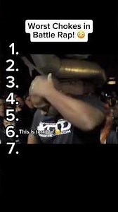 Worst Chokes in Battle Rap! 😳 #shorts #battlerap #rapbattle
