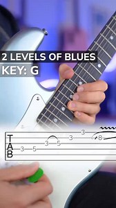 3 LEVELS OF BLUES - Key: G 🎸📚 | Alan Iarussi