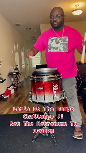 Metronome Snare Drum Challenge at 120 BPM