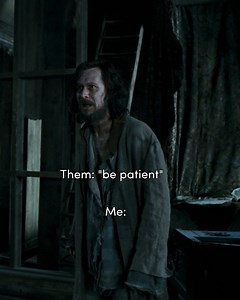 447K views · 7.9K reactions | Why be patient when we could be Sirius Black? | Harry Potter | Facebook