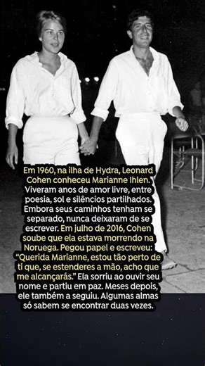 A última carta de Leonard Cohen para Marianne