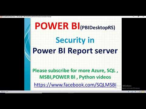 Security in Power BI Report Server | power bi security errors | role based security in power bi