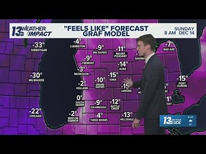 13 ON YOUR SIDE Forecast: Frigid cold, lake-effect snow
