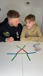 2.5M views · 25K reactions | Make 5 Triangles moving 4 sticks | Ryan TricksTv | Facebook