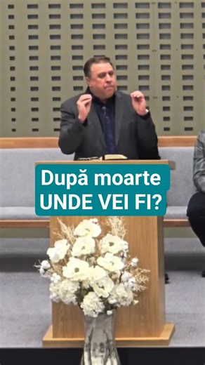 After death WHERE WILL YOU BE? - Ghiță Ciobanu (Priveghi Alex Stancescu)