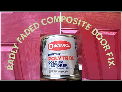 Revive Your Faded Composite Door In Minutes With Owatrol Polytrol Colour Restorer! - 4K #polytrol
