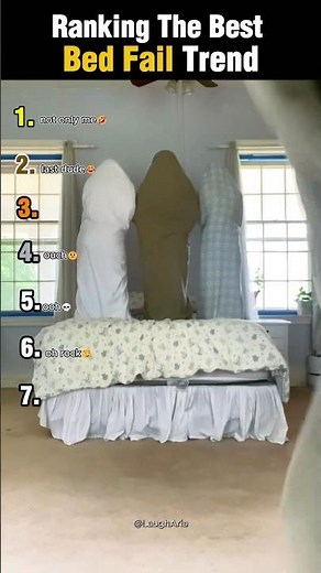 Ranking The Best Bed Fail Trend #shortsviral #ranking