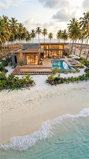 Building a luxury beach mansion from scratch! 🏖️🏗️