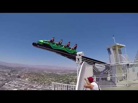 STRATOSPHERE Las Vegas ULTIMATE EXTREME THRILL RIDES!