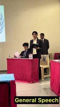 Stasha’s winning MUN speech
