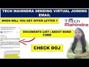 Tech Mahindra Virtual Joining Email 16th Dec | Check Offer Letter Date | Tech Mahindra ASE Hiring