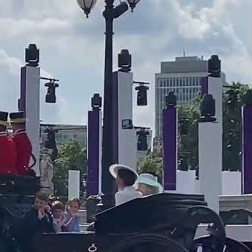 British Royal Family Leaves Buckingham Palace