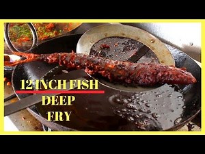 12inch BIG Fish Deep Fry Making Live | Simple and Delicious Fish Fry | How to make fish fry