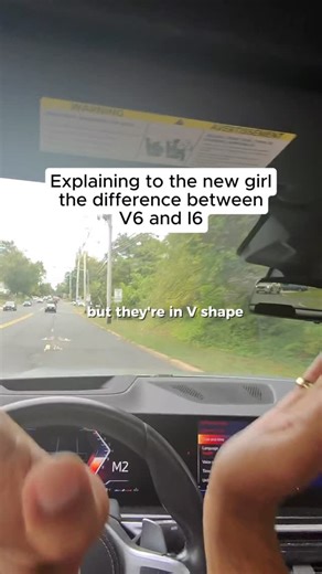 CACV Motors Group | Teaching a new girl, the difference between a V6 and a I6 engine | Instagram