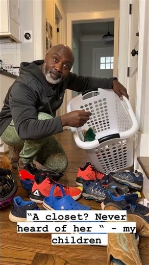 I swear I spend all day picking up clothes 😂 #dadlife