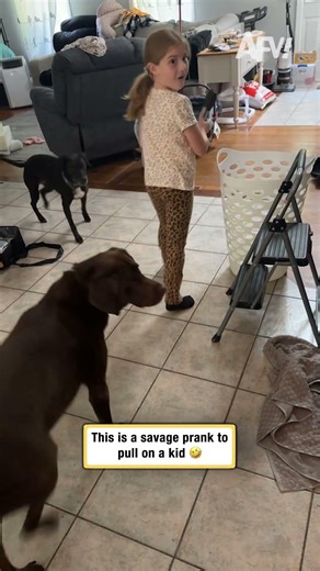This is a savage prank to pull on a kid 🤣