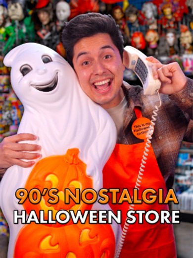90s Nostalgia Halloween Store ASMR — Relaxing Vintage Halloween Sounds