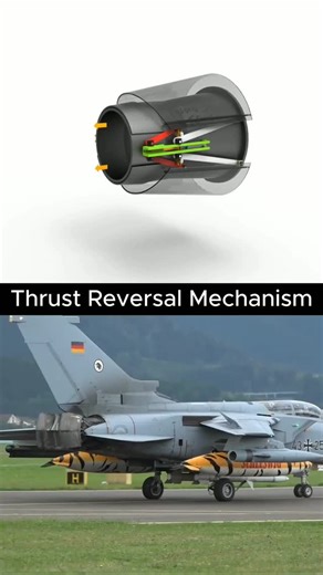@onebrokepilot | A thrust reverser is a mechanism on some jet engines that redirects the engine's thrust forward, helping the aircraft slow down after... | Instagram
