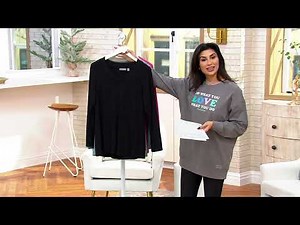 Susan Graver Lifestyle Spa Knit V-Neck Tunic on QVC