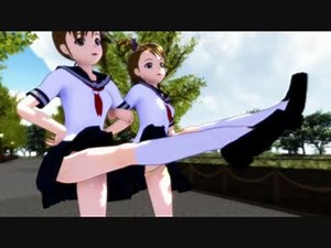 [MMD]『ビバハピ』亜美・真美 バーストアピール